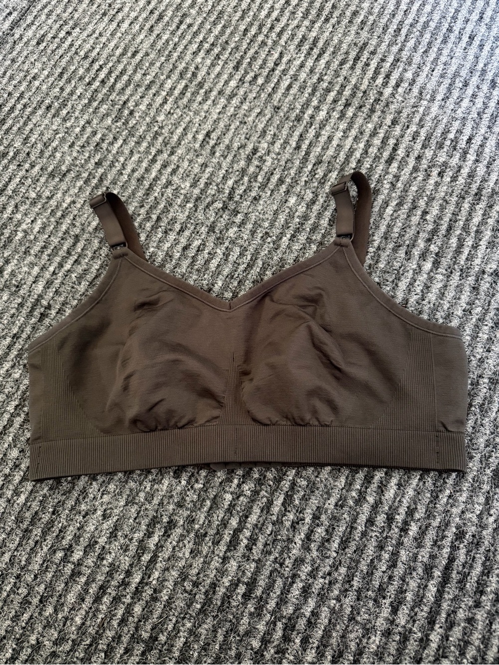 knix Wireless Seamless Bralette - Chocolate Brown